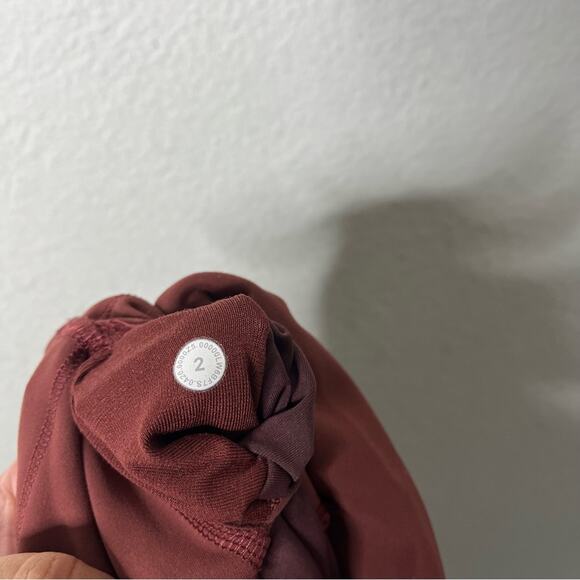 Lululemon Wunder Train High-Rise Crop 21" Savannah Womens Size 2 - Picture 6 of 6
